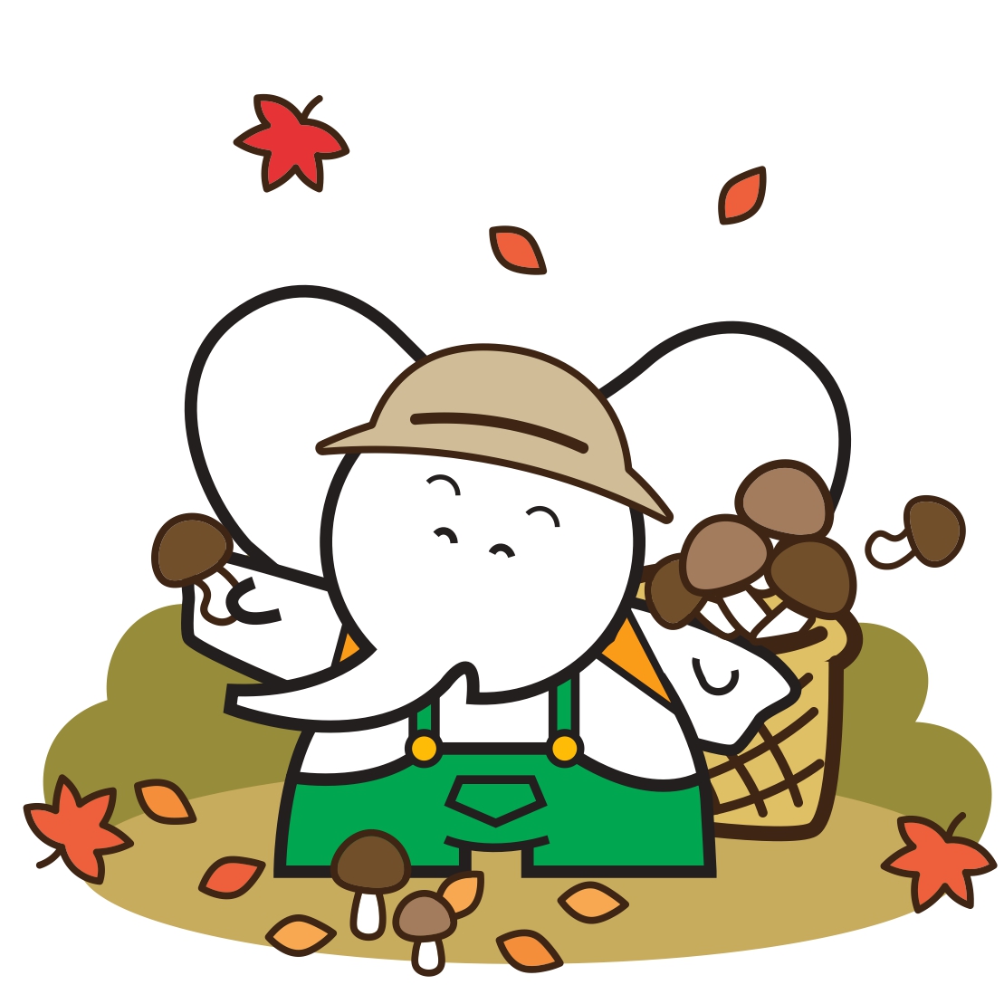 キノコ狩り